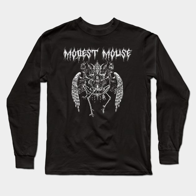 modest mouse ll darknes Long Sleeve T-Shirt by low spirit